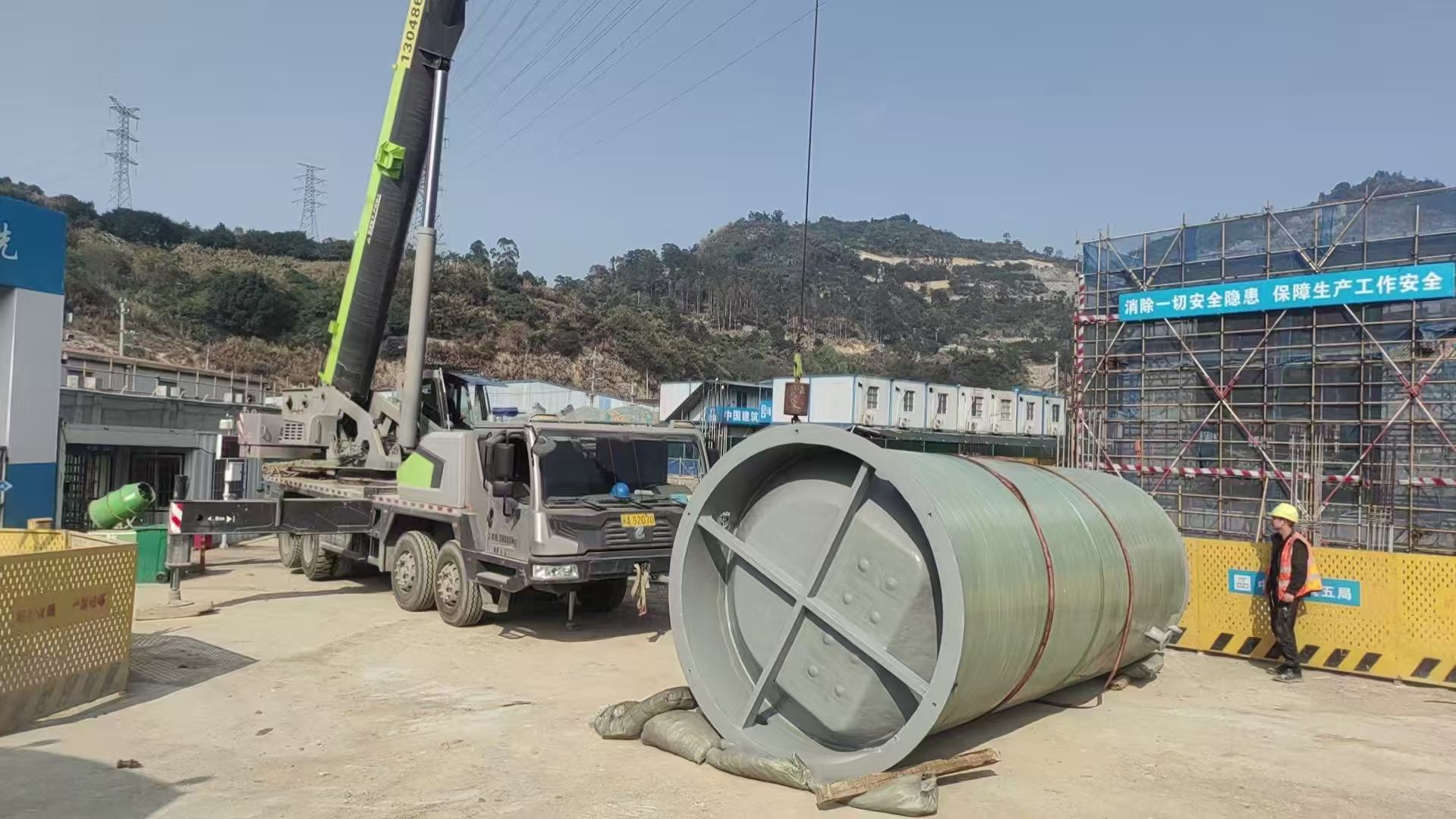 闽侯县南通水厂项目一体化泵站顺利完成安装